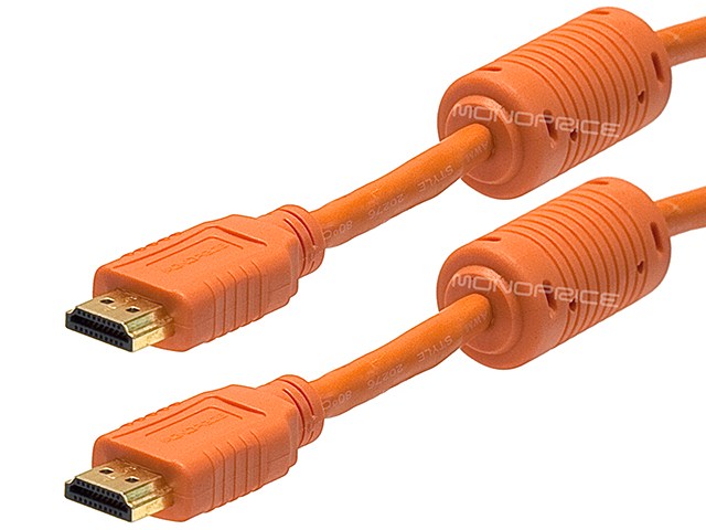 Cable Hdmi Color Naranjo 